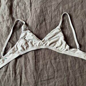 Huha Triangle Mineral Bra - Size Small - Color Grey